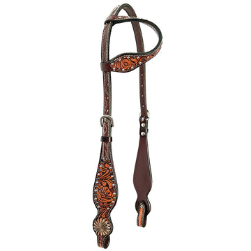 Bar H Equine American Leather Horse Saddle Tack Breast Collar Brown